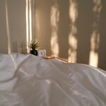 光と影が入った朝の柔らかい室内写真。静かな朝にする3つのことというブログのアイキャッチ画像